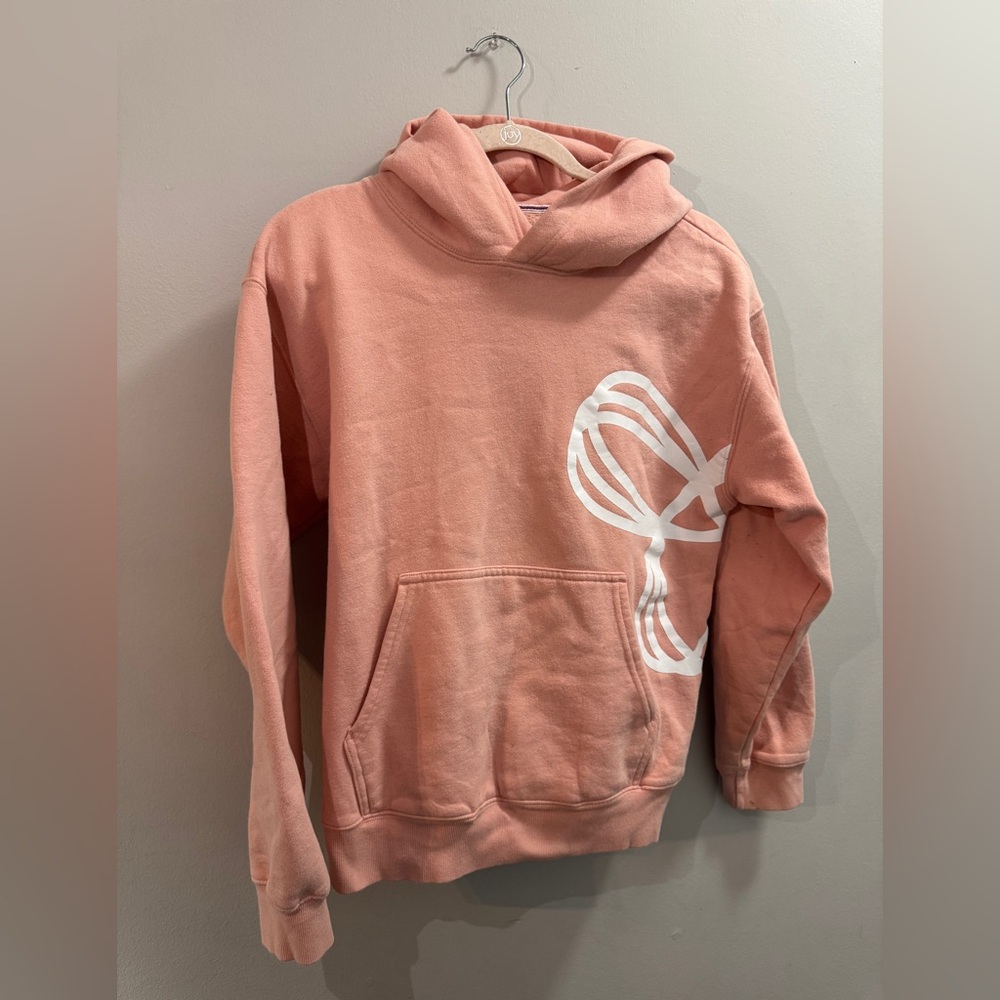 Aritzia TNA Peach Sweatshirt with White Logo
